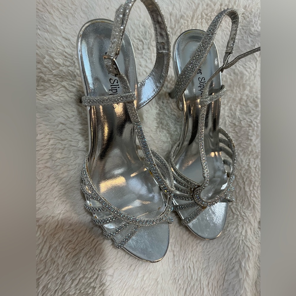 Silver heels